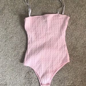Cry Baby pink bodysuit